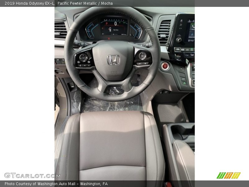 Pacific Pewter Metallic / Mocha 2019 Honda Odyssey EX-L