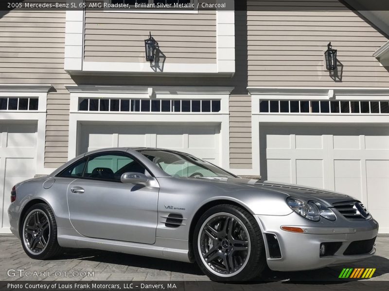 Brilliant Silver Metallic / Charcoal 2005 Mercedes-Benz SL 65 AMG Roadster