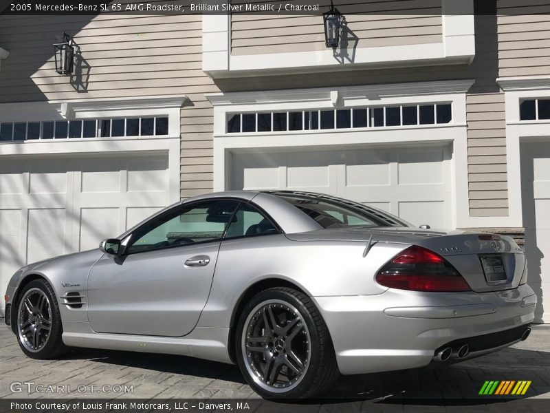 Brilliant Silver Metallic / Charcoal 2005 Mercedes-Benz SL 65 AMG Roadster