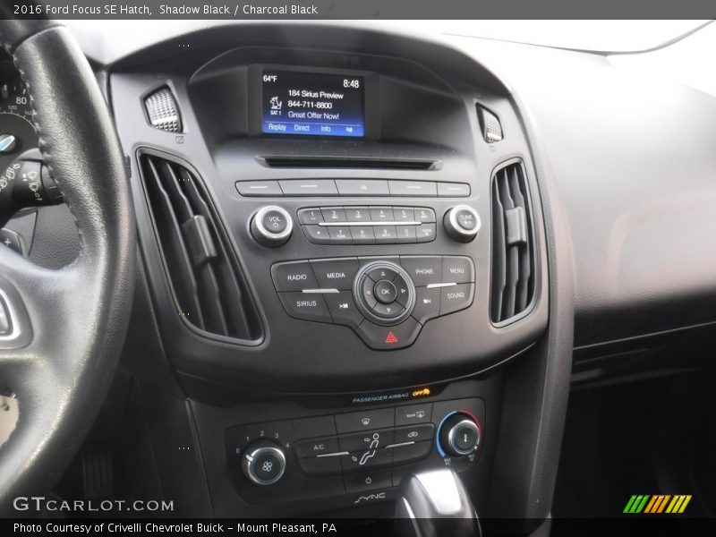 Shadow Black / Charcoal Black 2016 Ford Focus SE Hatch