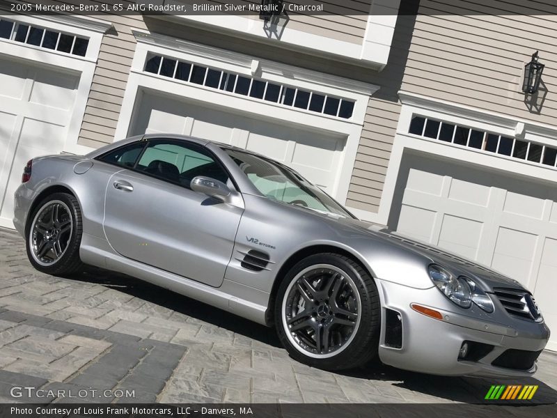 Brilliant Silver Metallic / Charcoal 2005 Mercedes-Benz SL 65 AMG Roadster