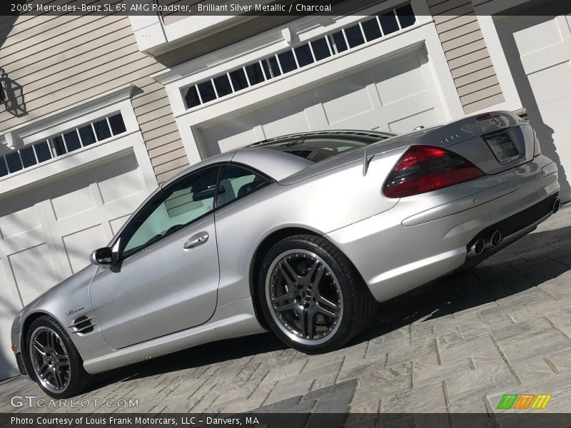 Brilliant Silver Metallic / Charcoal 2005 Mercedes-Benz SL 65 AMG Roadster