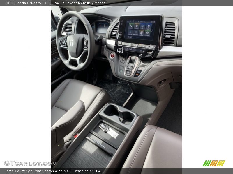 Pacific Pewter Metallic / Mocha 2019 Honda Odyssey EX-L