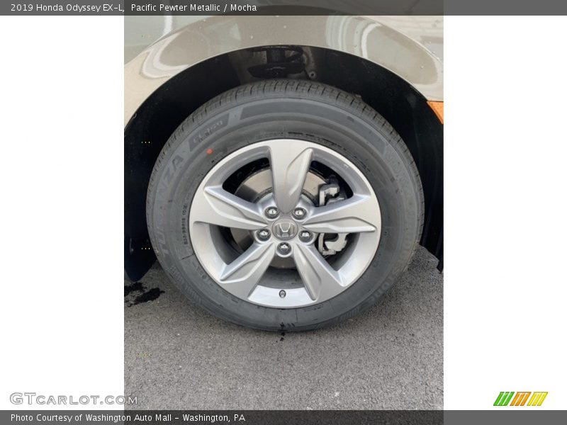 Pacific Pewter Metallic / Mocha 2019 Honda Odyssey EX-L