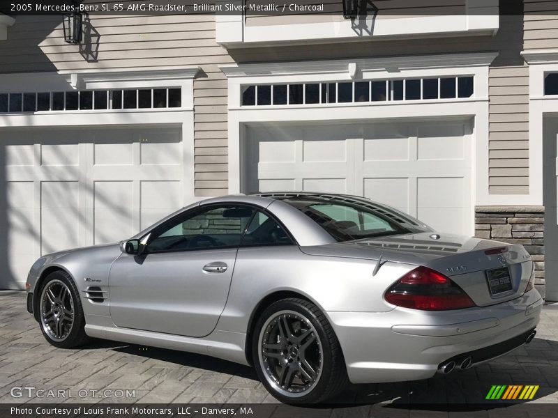 Brilliant Silver Metallic / Charcoal 2005 Mercedes-Benz SL 65 AMG Roadster