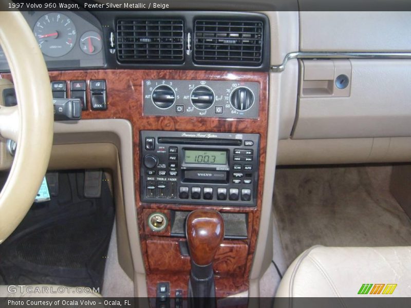 Pewter Silver Metallic / Beige 1997 Volvo 960 Wagon
