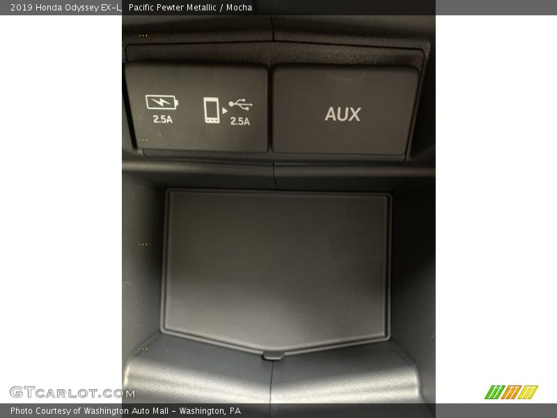 Pacific Pewter Metallic / Mocha 2019 Honda Odyssey EX-L