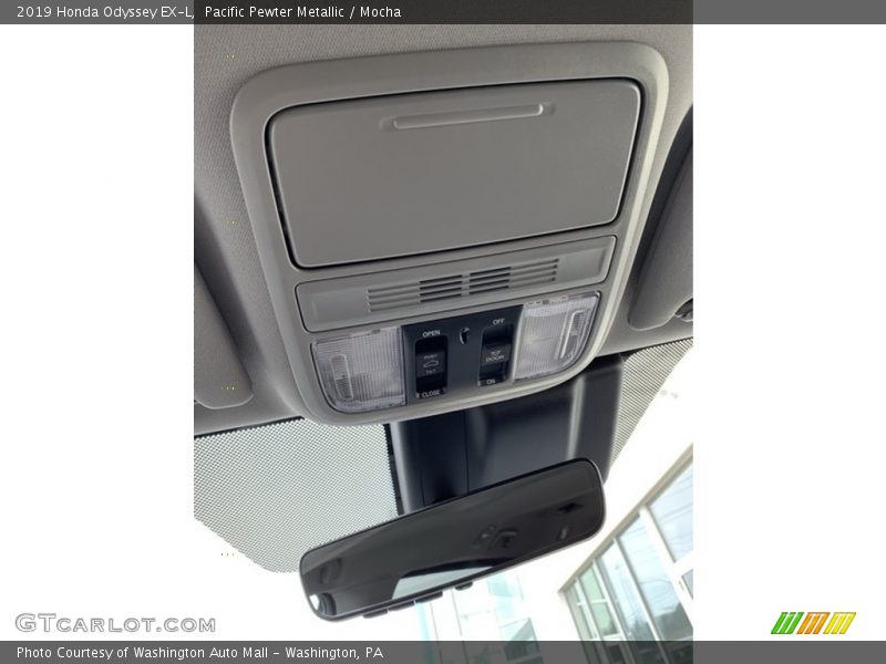 Pacific Pewter Metallic / Mocha 2019 Honda Odyssey EX-L
