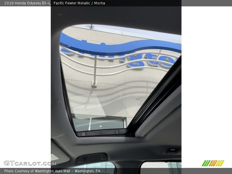 Pacific Pewter Metallic / Mocha 2019 Honda Odyssey EX-L