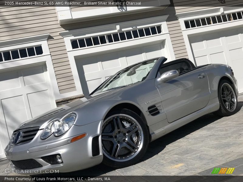 Brilliant Silver Metallic / Charcoal 2005 Mercedes-Benz SL 65 AMG Roadster