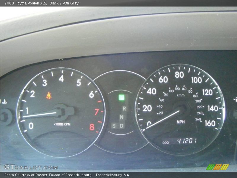 Black / Ash Gray 2008 Toyota Avalon XLS