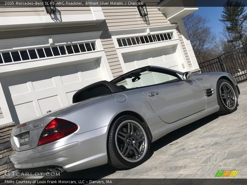 Brilliant Silver Metallic / Charcoal 2005 Mercedes-Benz SL 65 AMG Roadster