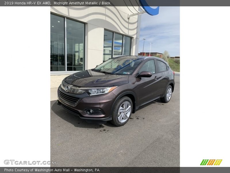 Midnight Amethyst Metallic / Black 2019 Honda HR-V EX AWD