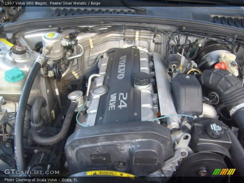Pewter Silver Metallic / Beige 1997 Volvo 960 Wagon