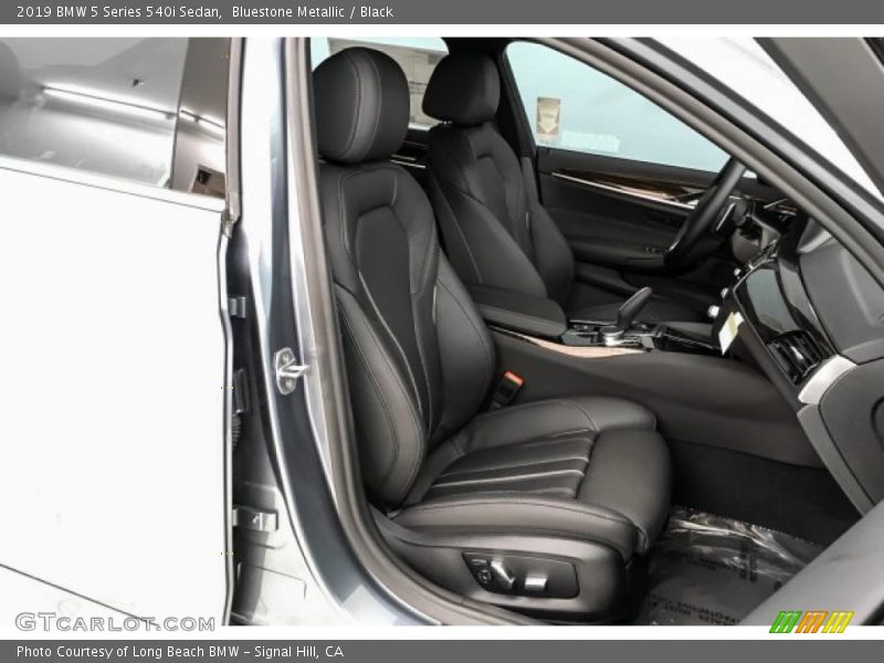 Bluestone Metallic / Black 2019 BMW 5 Series 540i Sedan