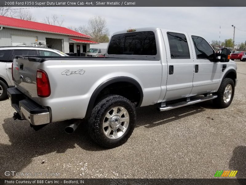 Silver Metallic / Camel 2008 Ford F350 Super Duty Lariat Crew Cab 4x4