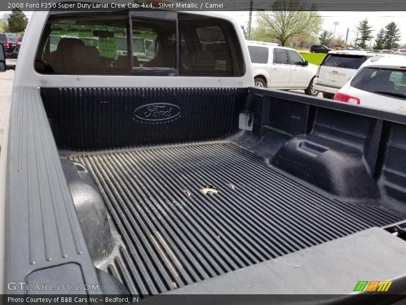 Silver Metallic / Camel 2008 Ford F350 Super Duty Lariat Crew Cab 4x4