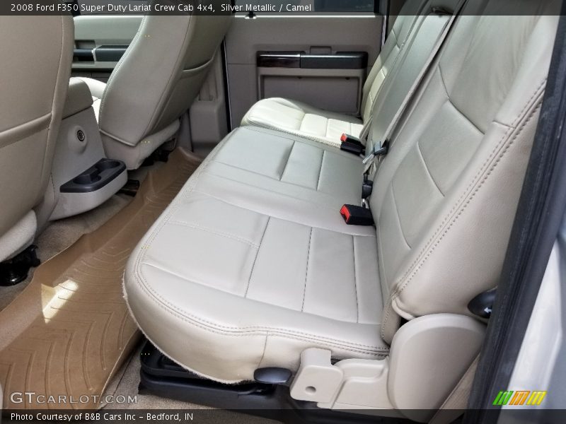 Silver Metallic / Camel 2008 Ford F350 Super Duty Lariat Crew Cab 4x4