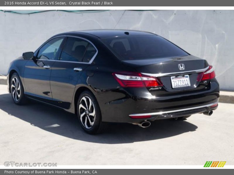 Crystal Black Pearl / Black 2016 Honda Accord EX-L V6 Sedan