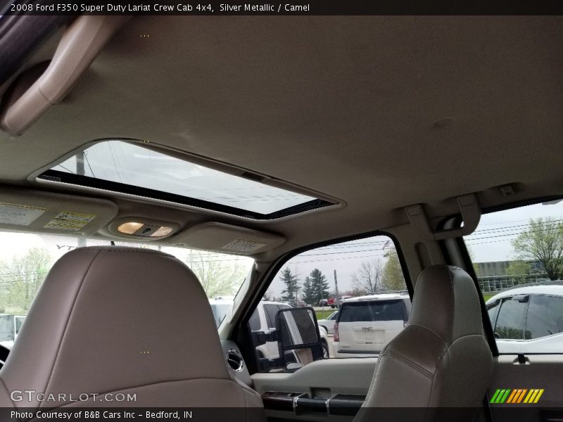 Silver Metallic / Camel 2008 Ford F350 Super Duty Lariat Crew Cab 4x4