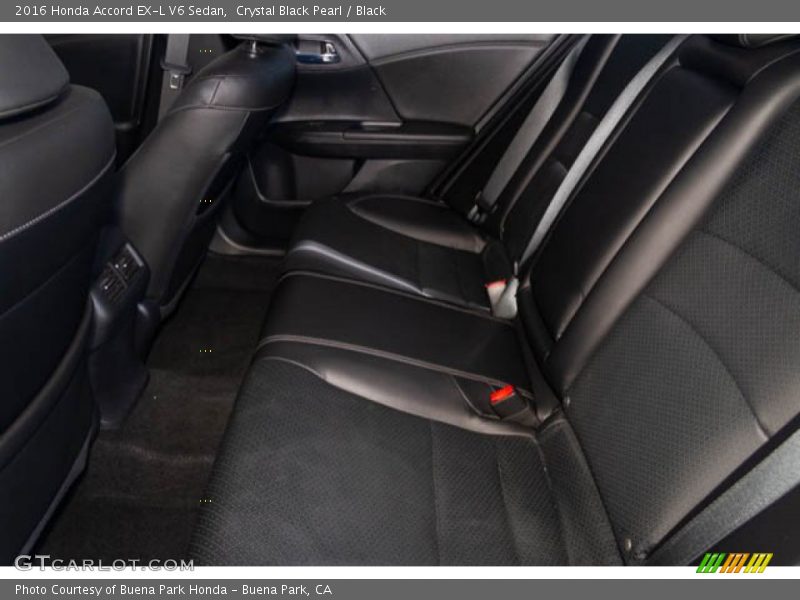 Crystal Black Pearl / Black 2016 Honda Accord EX-L V6 Sedan