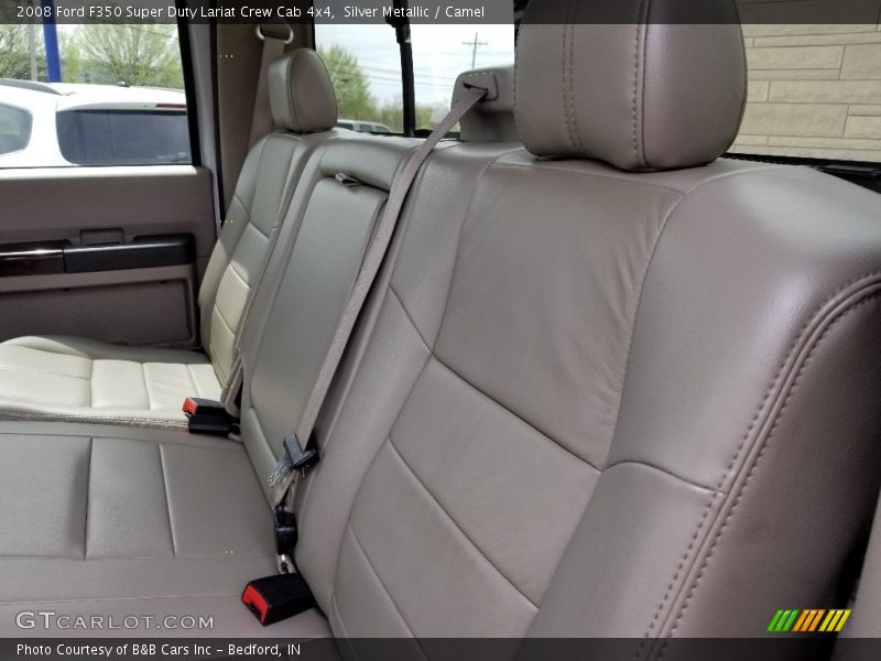 Silver Metallic / Camel 2008 Ford F350 Super Duty Lariat Crew Cab 4x4