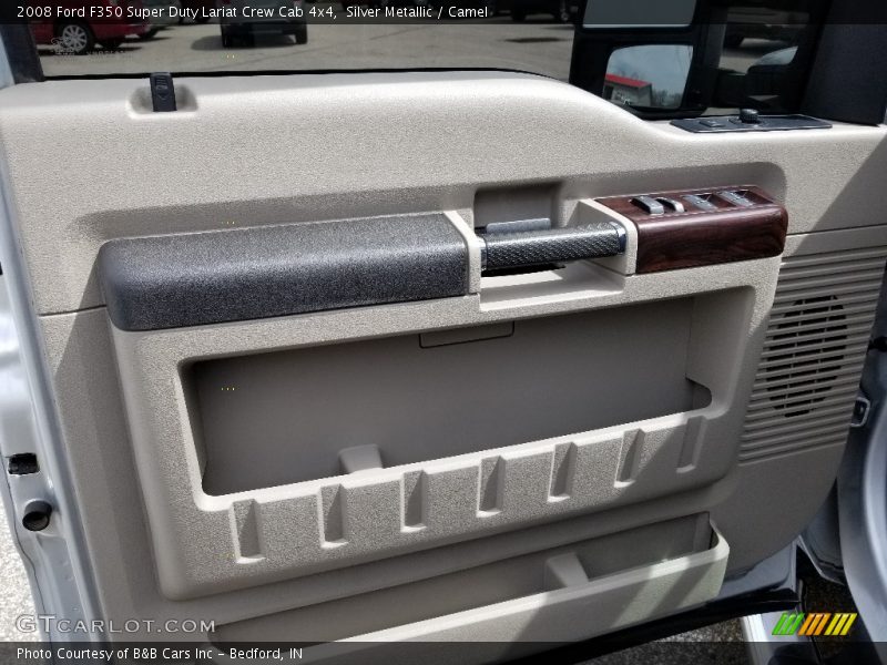 Silver Metallic / Camel 2008 Ford F350 Super Duty Lariat Crew Cab 4x4
