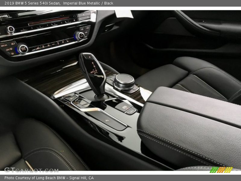 Imperial Blue Metallic / Black 2019 BMW 5 Series 540i Sedan