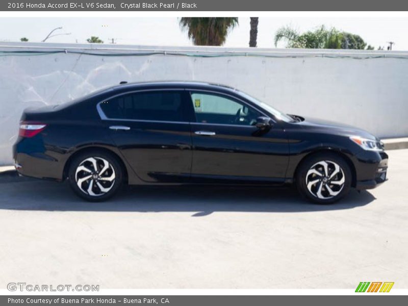 Crystal Black Pearl / Black 2016 Honda Accord EX-L V6 Sedan