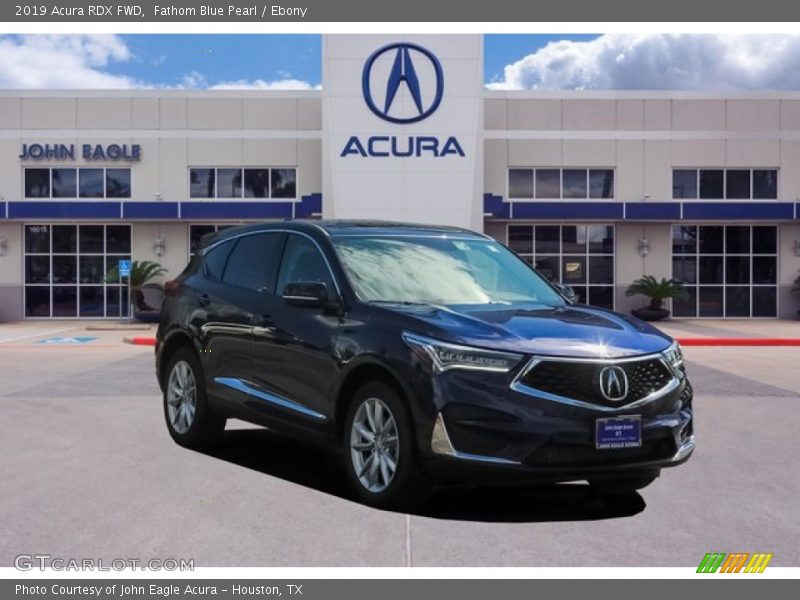 Fathom Blue Pearl / Ebony 2019 Acura RDX FWD