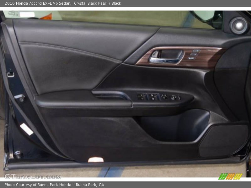 Crystal Black Pearl / Black 2016 Honda Accord EX-L V6 Sedan