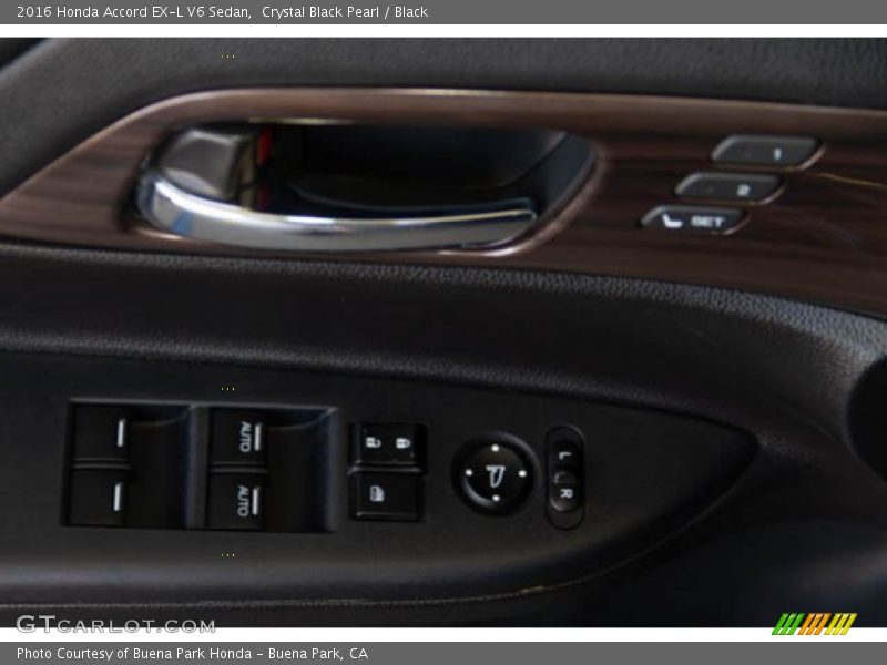 Crystal Black Pearl / Black 2016 Honda Accord EX-L V6 Sedan