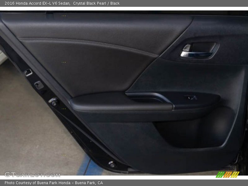 Crystal Black Pearl / Black 2016 Honda Accord EX-L V6 Sedan