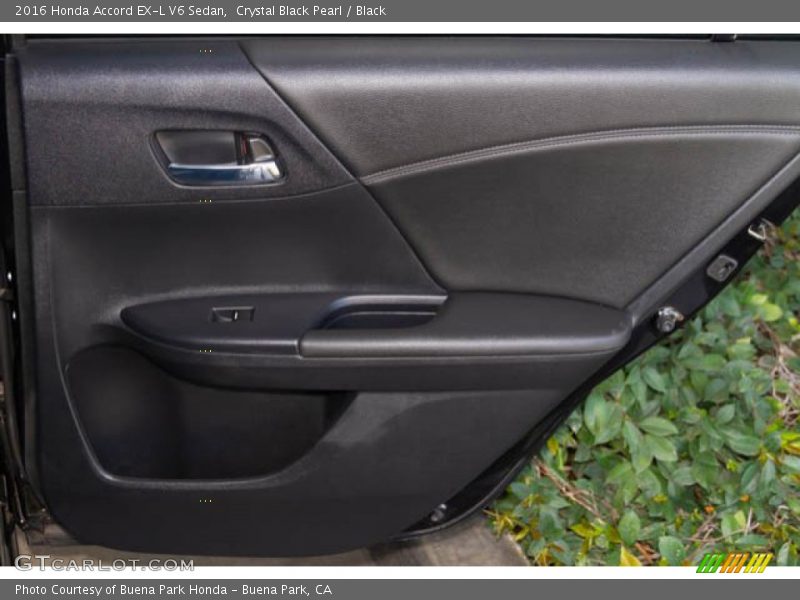 Crystal Black Pearl / Black 2016 Honda Accord EX-L V6 Sedan