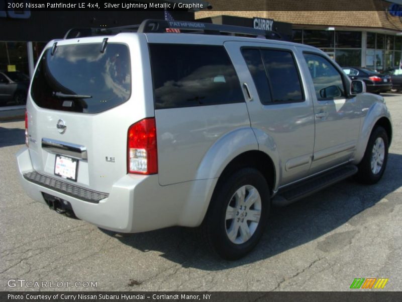 Silver Lightning Metallic / Graphite 2006 Nissan Pathfinder LE 4x4