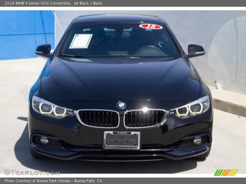 Jet Black / Black 2018 BMW 4 Series 430i Convertible