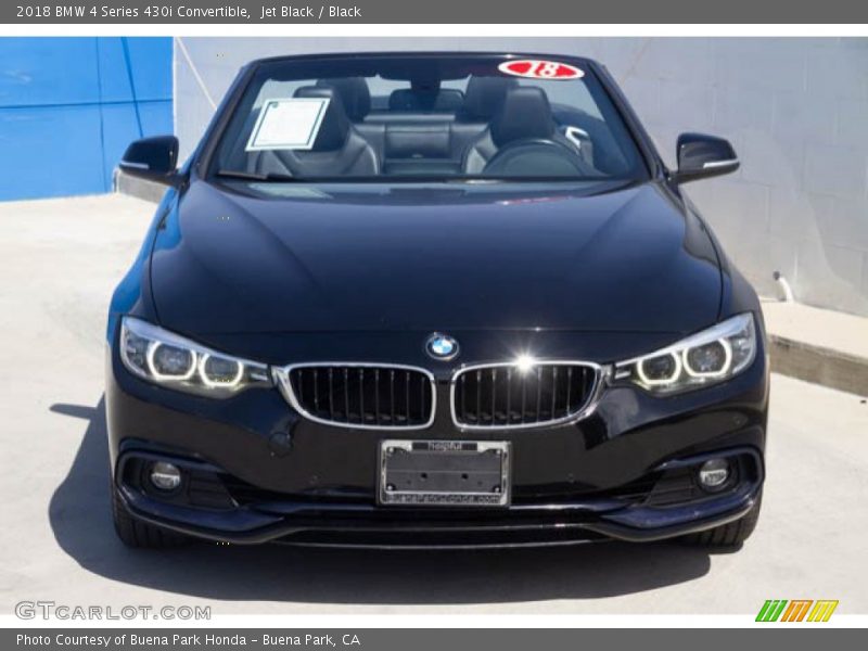 Jet Black / Black 2018 BMW 4 Series 430i Convertible