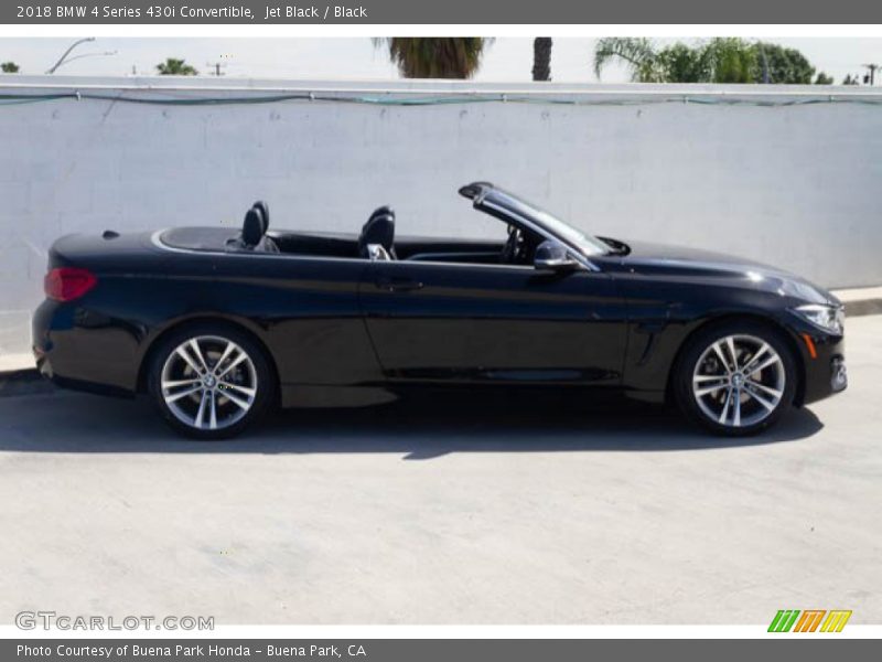 Jet Black / Black 2018 BMW 4 Series 430i Convertible