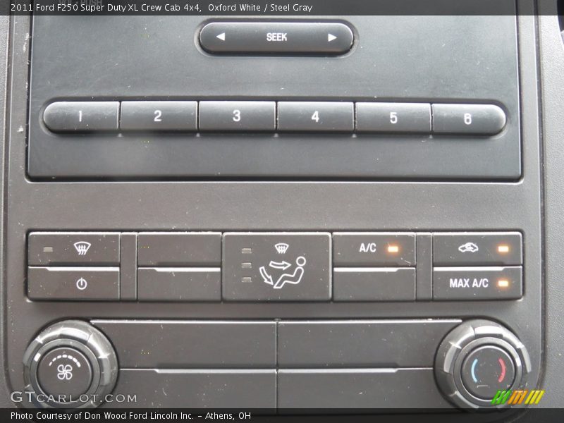 Oxford White / Steel Gray 2011 Ford F250 Super Duty XL Crew Cab 4x4