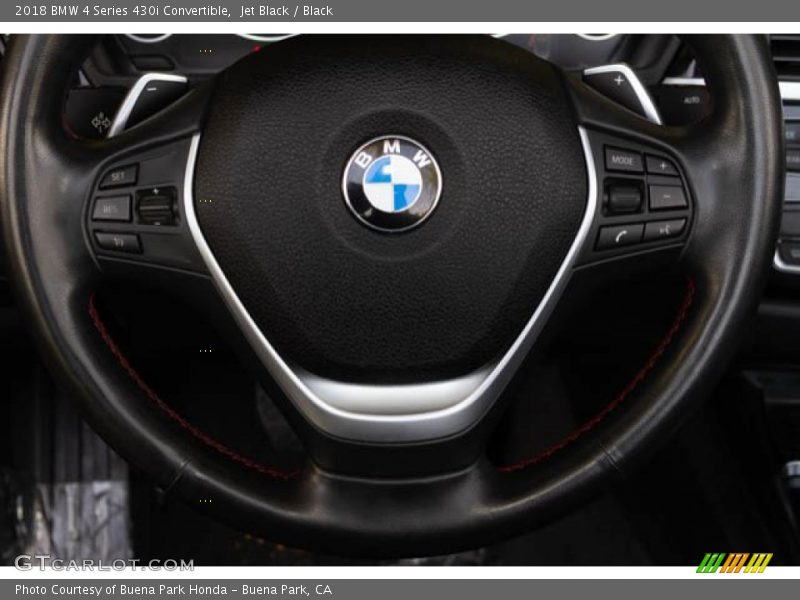 Jet Black / Black 2018 BMW 4 Series 430i Convertible