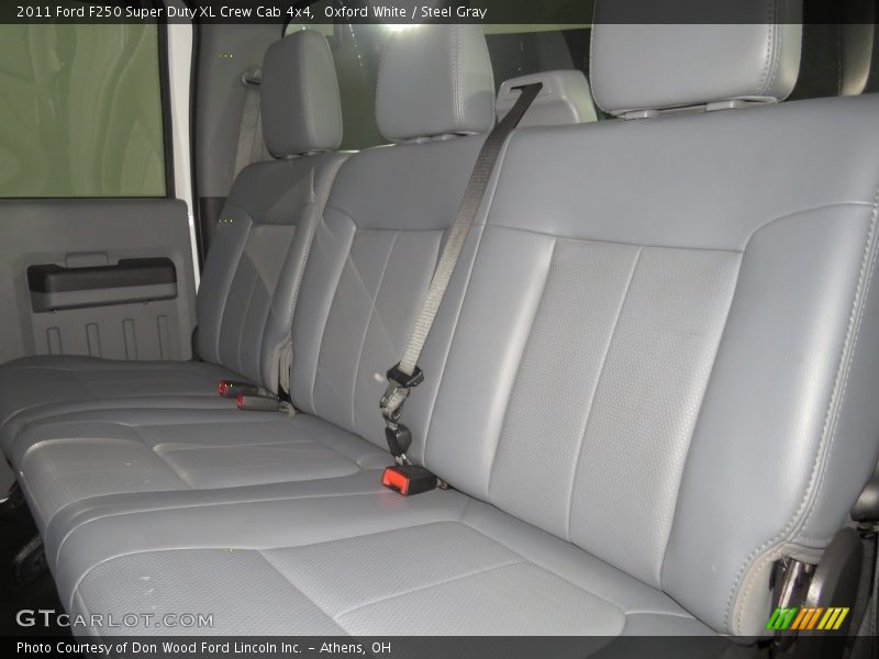 Oxford White / Steel Gray 2011 Ford F250 Super Duty XL Crew Cab 4x4