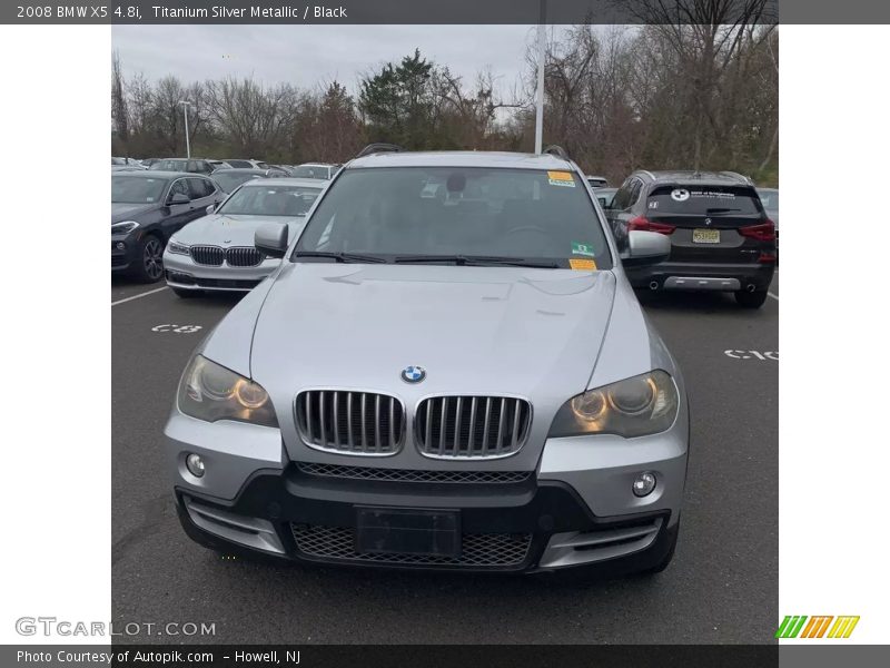 Titanium Silver Metallic / Black 2008 BMW X5 4.8i