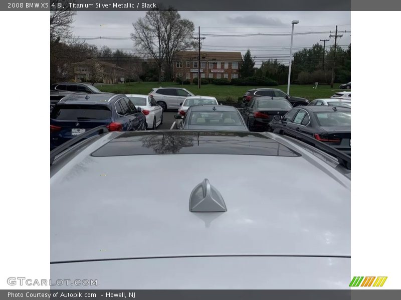 Titanium Silver Metallic / Black 2008 BMW X5 4.8i