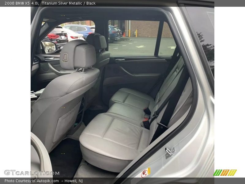 Titanium Silver Metallic / Black 2008 BMW X5 4.8i