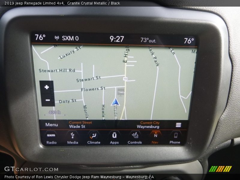 Granite Crystal Metallic / Black 2019 Jeep Renegade Limited 4x4