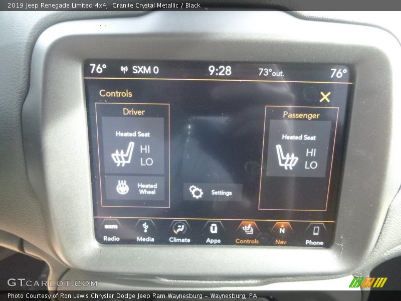 Granite Crystal Metallic / Black 2019 Jeep Renegade Limited 4x4