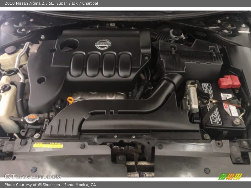 Super Black / Charcoal 2010 Nissan Altima 2.5 SL