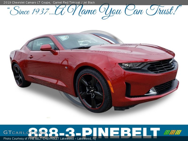 Garnet Red Tintcoat / Jet Black 2019 Chevrolet Camaro LT Coupe
