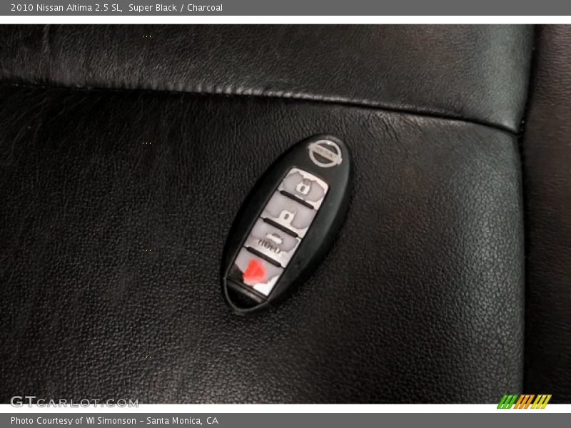 Super Black / Charcoal 2010 Nissan Altima 2.5 SL