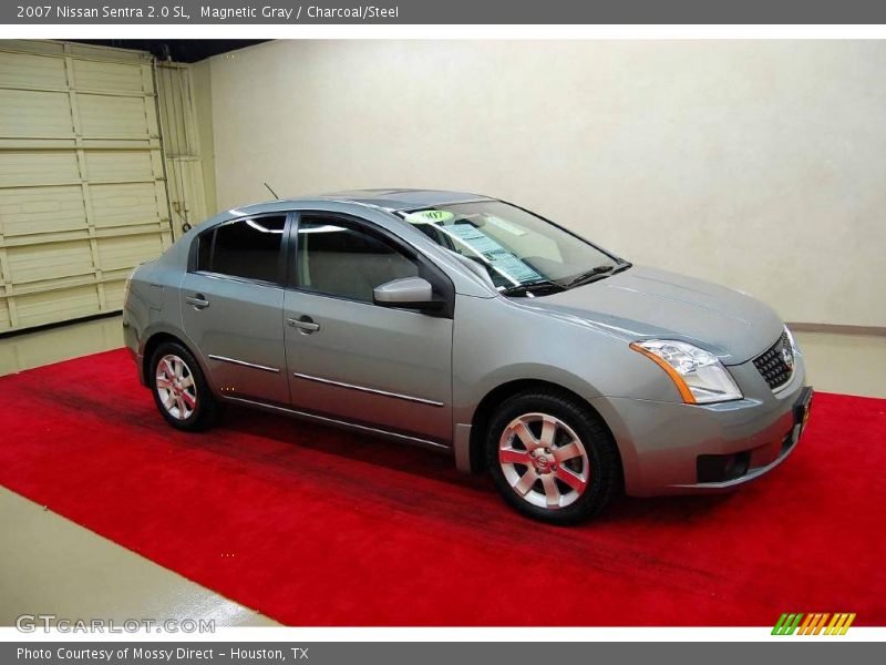 Magnetic Gray / Charcoal/Steel 2007 Nissan Sentra 2.0 SL